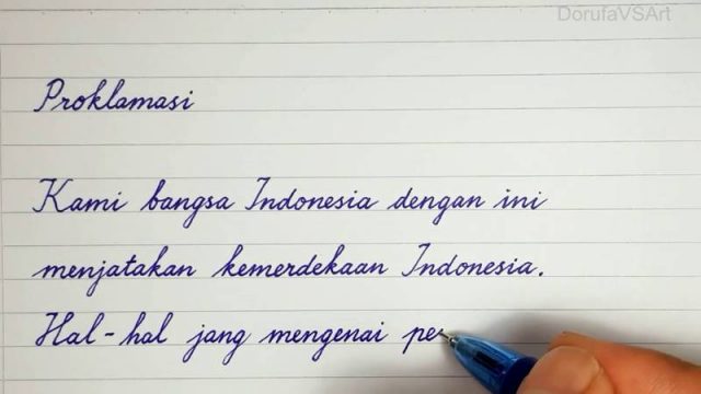 7 Potret Tulisan Tangan Terbaik yang Dibuat oleh Manusia