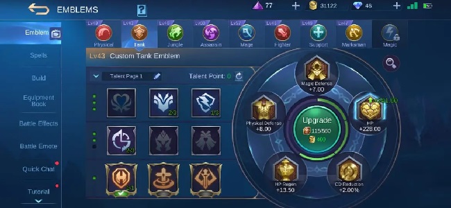 Mudah Banget Ini 5 Cara Untuk Mempercepat Upgrade Emblem Kamu Di Mobile Legends