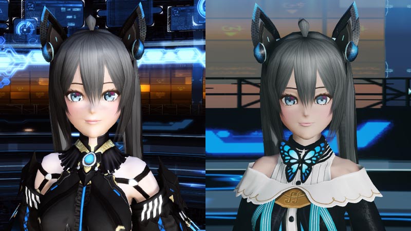 difference between pso2 engine - chara