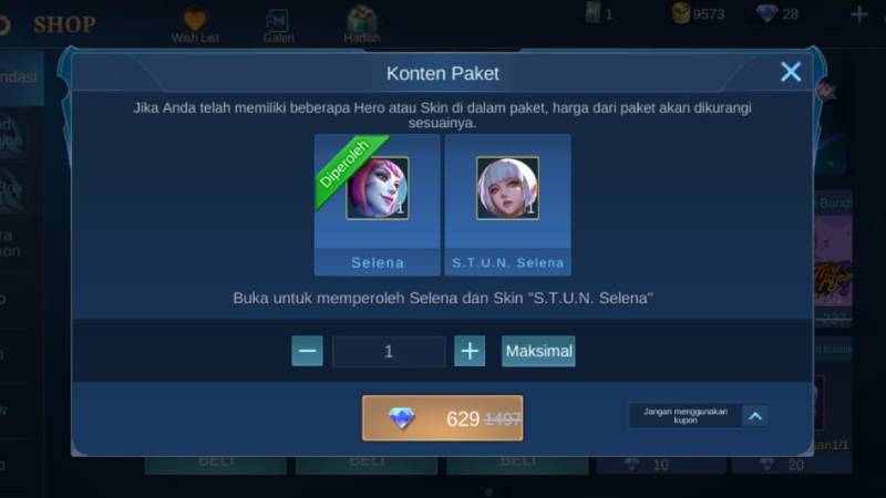 Harga Skin yang Satu Ini