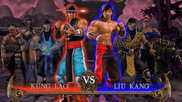 Cara Fatality Liu Kang PS2