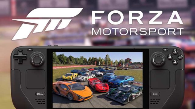 Forza Motorsport on Steam Deck 